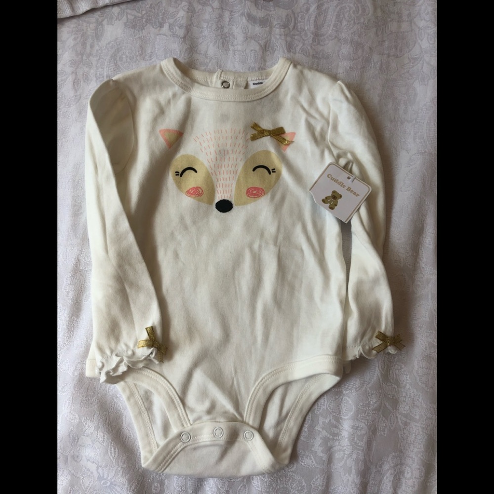New With Tags Cuddle bear onesie long sleeve 24mo